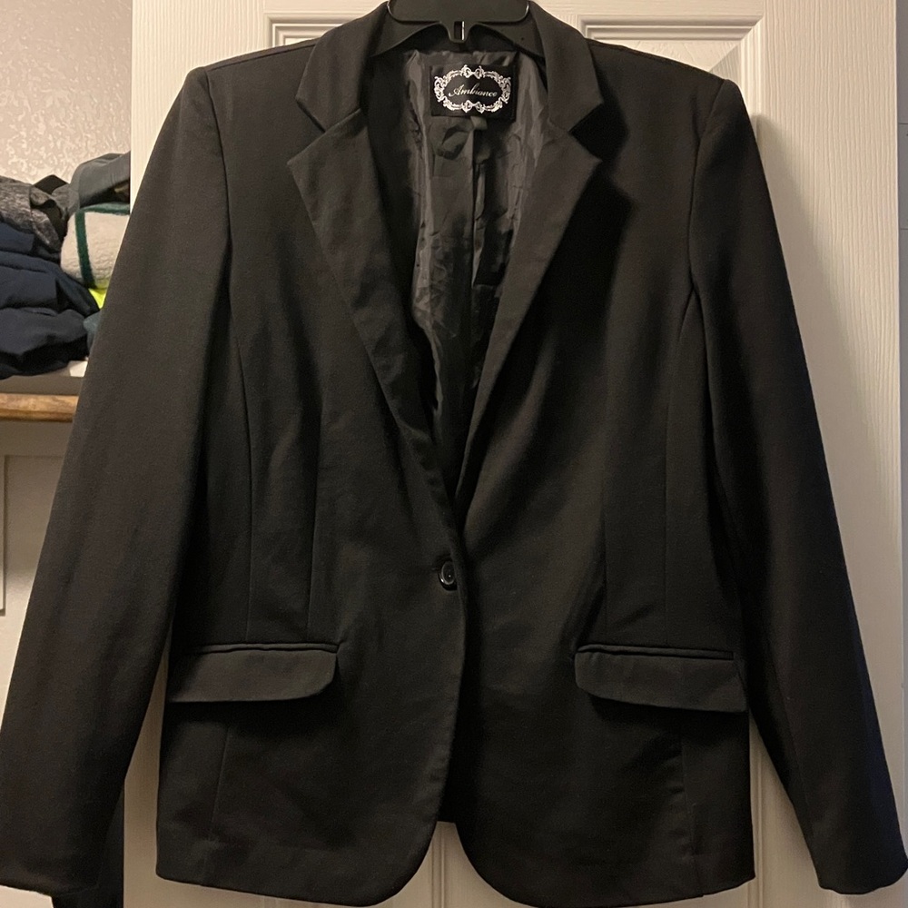 Ambiance Classic Black Women's Blazer